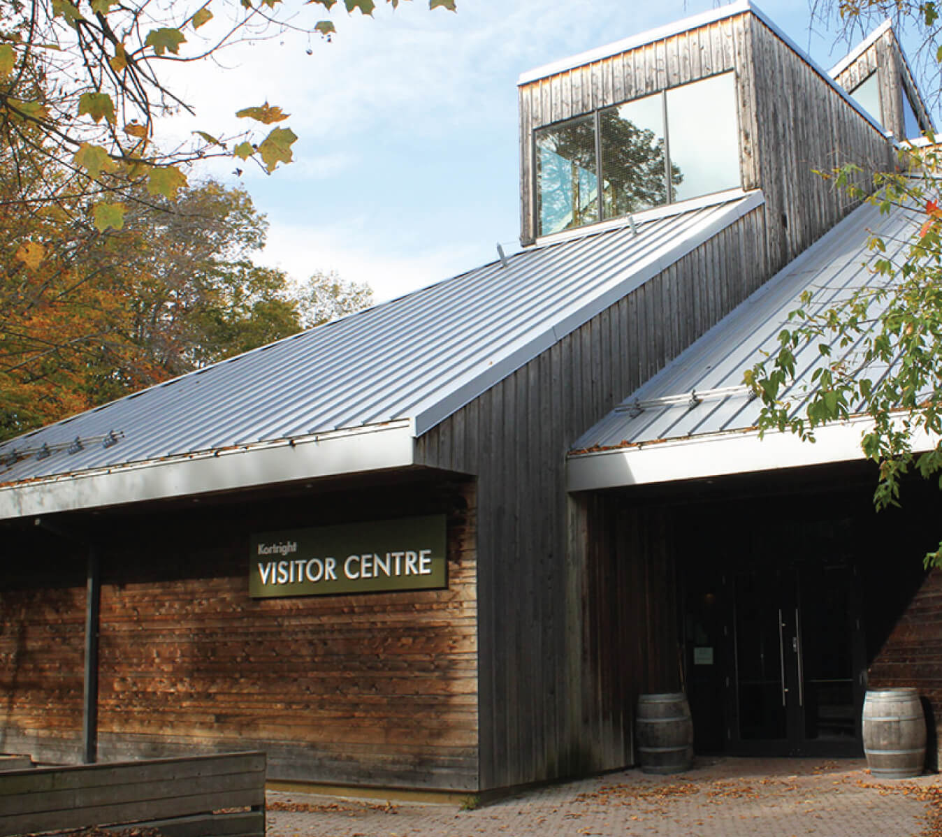 Exterior view of Kortright Centre For Conservation Entrance.